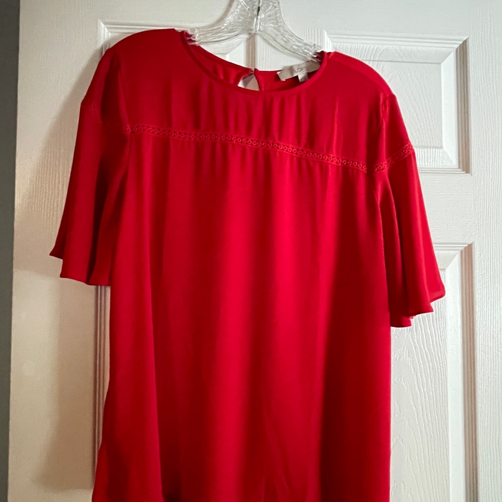 Loft Elegant Red Women's Top